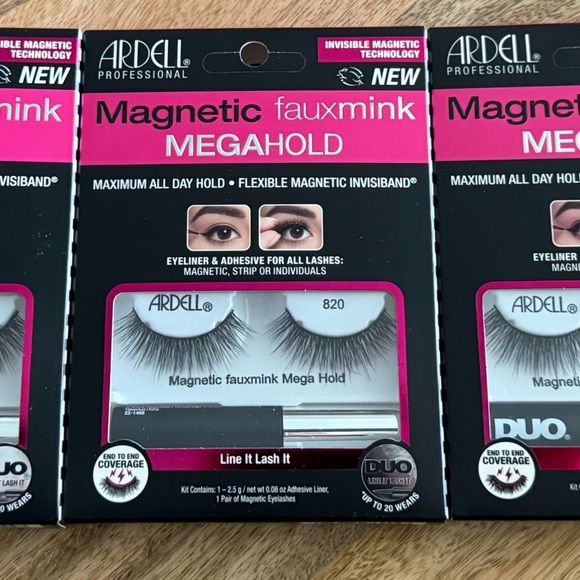 Three Boxes of Ardell Professional Faux Mink Megahold Magnetic Liner & Lash Kit - Picture 2 of 4